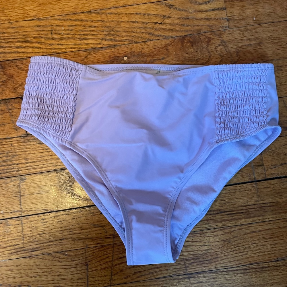 High rise bathing suit bottoms size medium